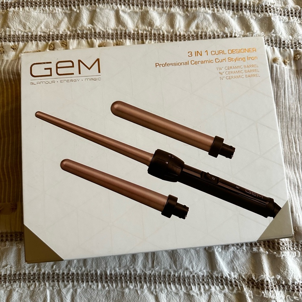 GEM 3-1 Hair Curling Wand
